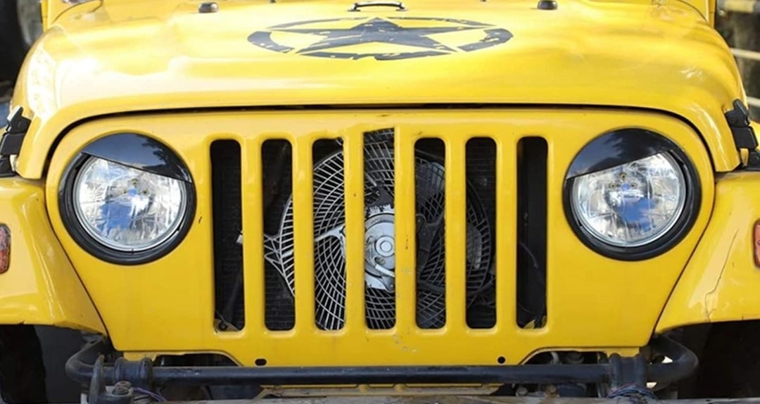 ფარის WRANGLER 2007-2017 ხუფი შავი (კომპლექტი 2ც) (ANGRY BIRD)